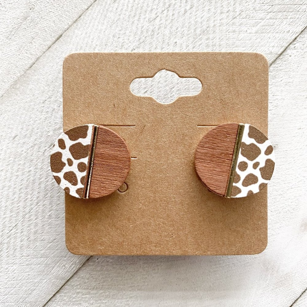 Moolicious Earrings (Brown)